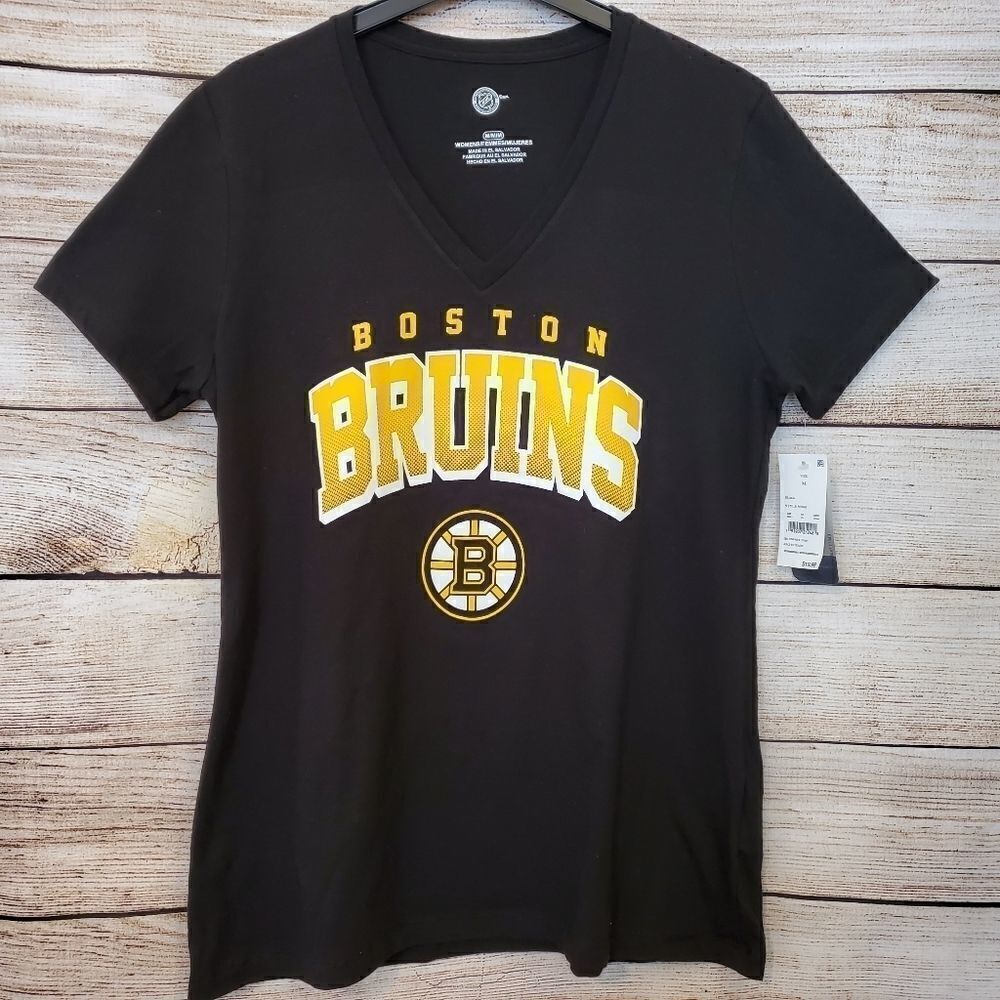 NHL Women’s M, XL - V-neck Boston Bruins Short Sleeves t-shirt- M, XL